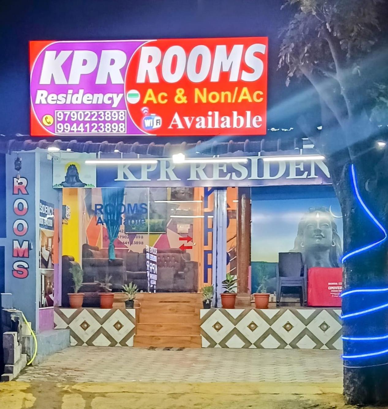 Kpr Residency Near Isha - Adiyogi Hotell Alāndurai Exteriör bild
